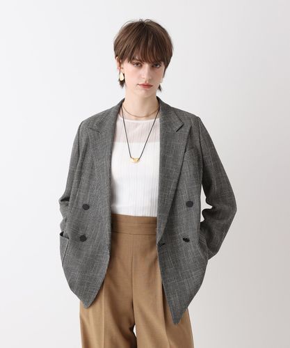 リネンウールダブルブレストジャケット|allureville OFFICIAL SITE