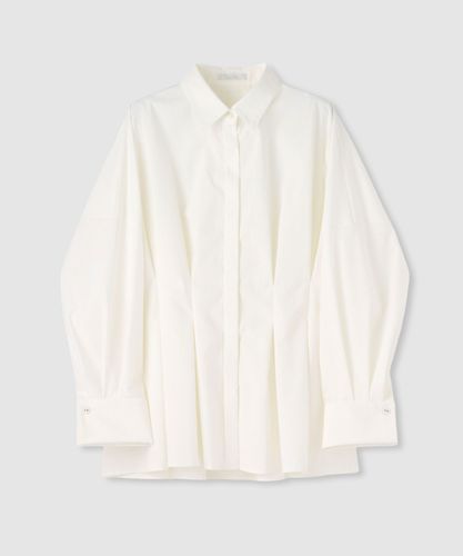 丸ボウス⭐︎ ブライトツイルアシメボウブラウス|allureville OFFICIAL SITE