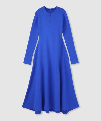 GANNI ガニー ピンストライプ　パフスリーブ ロングワンピース 34 紺 GANNI(ガニー)】 OPEN BACK ONEPIECE|allureville OFFICIAL SITE
