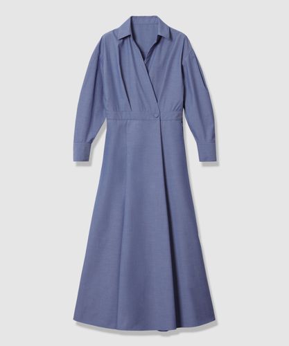 ストライプアシメフレアシャツワンピース|allureville OFFICIAL SITE