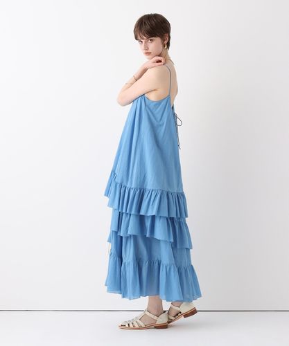 LOULOU WILLOUGHBY】RATTIフラワープリント衿付きワンピース