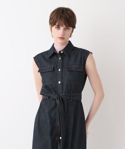リネンストライプジャンパーワンピース|allureville OFFICIAL SITE
