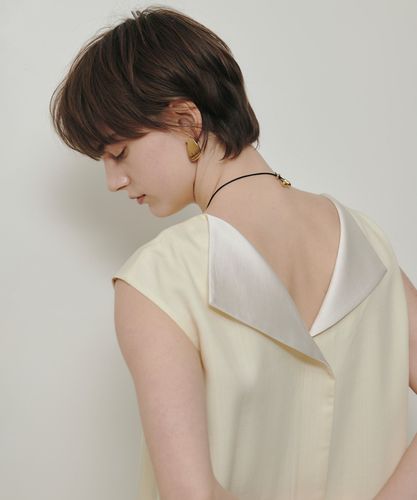 allureville×otonaMUSE】ダブルクロスVネックオールインワン