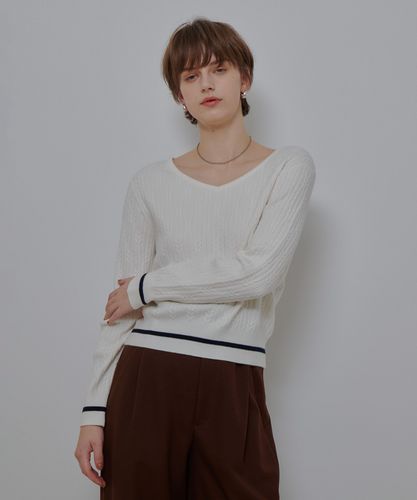 ネット完売　allureville・2WAY ネック5分袖プルオーバー allureville（アルアバイル） ニット セーター 2WAY ネック5分袖プル