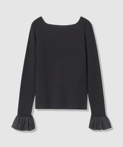 LOULOU WILLOUGHBY】フォックスファートリミングプルオーバー