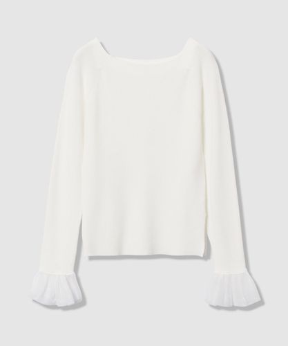 【新品・未使用】アルアバイル　フィッシュネットニットジャケット フィッシュネットニットジャケット | allureville (Women