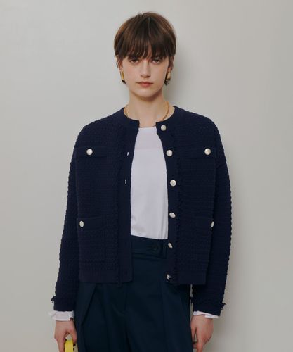 ミックスツイードニットジャケット|allureville OFFICIAL SITE