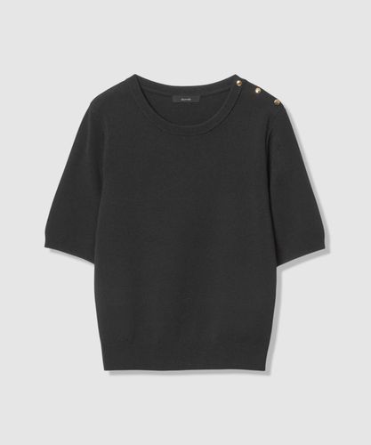 ◇総針モックネック5分袖プルオーバー|allureville OFFICIAL SITE