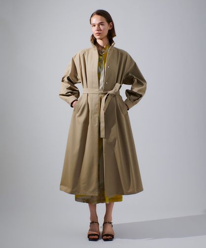 綿ナイロンクロスギャザーネックコート|allureville OFFICIAL SITE
