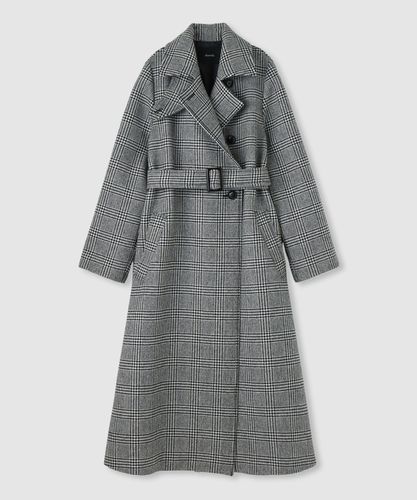 LOULOU WILLOUGHBY】ツイードダブルミドルコート|allureville OFFICIAL