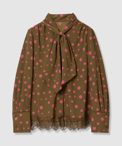 LISAチェックプリントブラウス|allureville OFFICIAL SITE / ONLINE