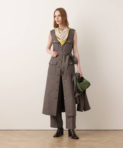お値下中 アルアバイル ノースリーブ ティアード ロングワンピース クルーティアードワンピース|allureville OFFICIAL SITE / ONLINE SHOP