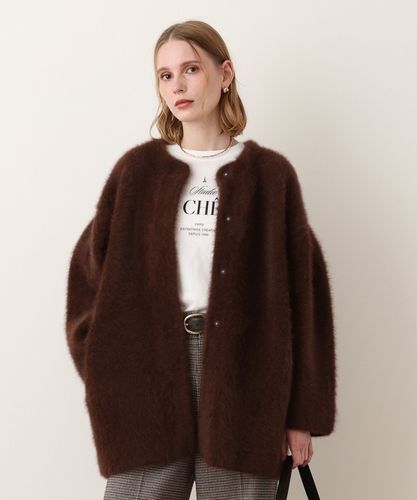 シャギーチェックベルテッドコート|allureville OFFICIAL SITE