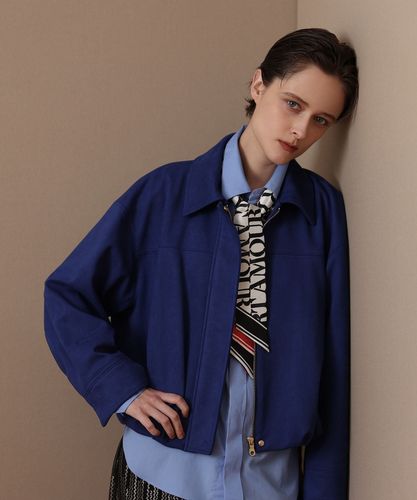 フェイクスェードフォルムブルゾン|allureville OFFICIAL SITE