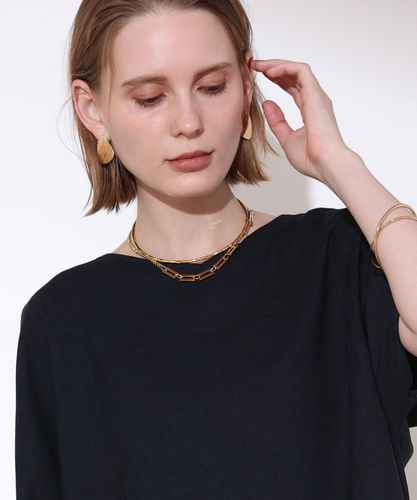 Saskia Diez(サスキアディッツ)】FLUID NECKLACE SHORT|allureville