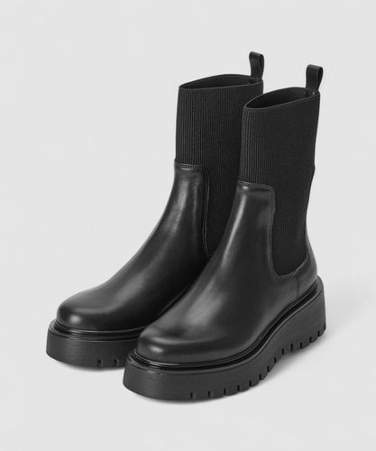 allureville×CORSO ROMA 9】サイドゴアショートブーツ|allureville