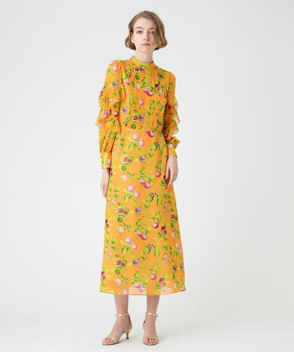 【関税込み】BELLE イエロー Flore ミディアムワンピース 251850F054002_1.jpg