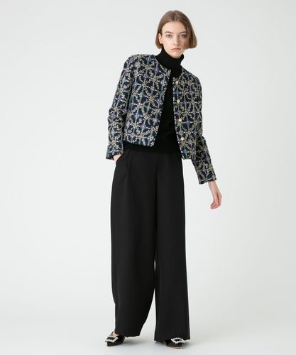 ルルウィルビー MALHIA KENTラメジャガードジャケット LOULOU WILLOUGHBY】MALHIA KENTラメジャガード ジャケット