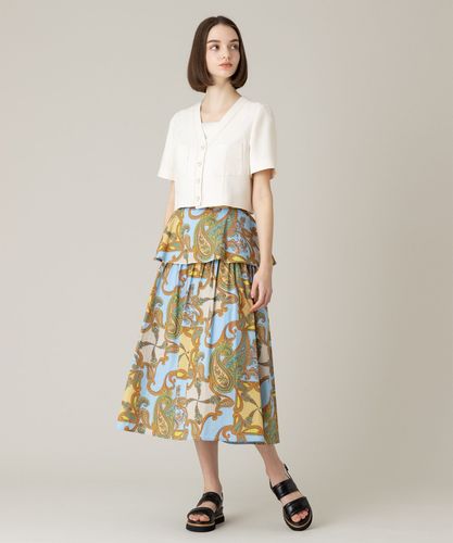 24SS 完売品✨ルルウィルビー トリッカーオックス半袖ジャケット ブラック 2 LOULOU WILLOUGHBY】トリッカーオックス半袖ジャケット|allureville