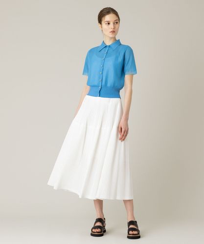 ルルウィルビー アルアバイル ホワイト プリーツスカート 着用1回のみ LOULOU WILLOUGHBY】キリカエプリーツスカート|allureville