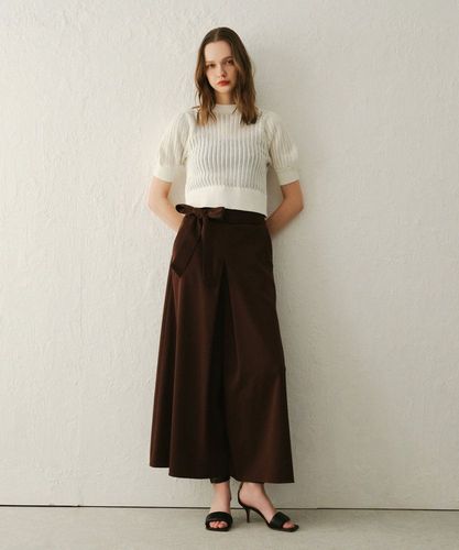 LOULOU WILLOUGHBY】ツイルワイドパンツ|allureville OFFICIAL