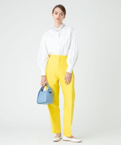 LOULOU WILLOUGHBY】ビジュースタンドフリルシャツ|allureville