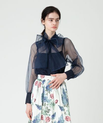 ◇【LOULOU WILLOUGHBY】フリルスタンドブラウス|allureville OFFICIAL