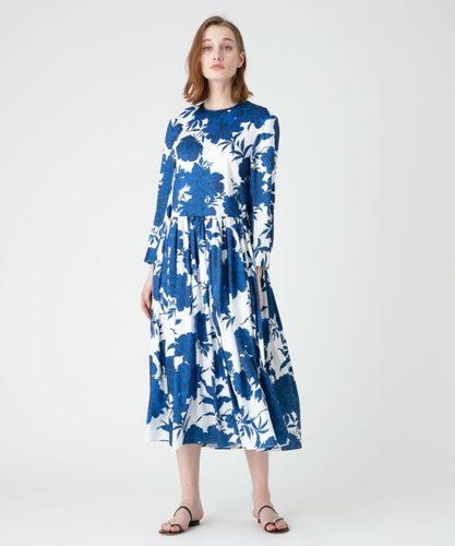 LOULOU WILLOUGHBY】RATTIフラワープリント衿付きワンピース