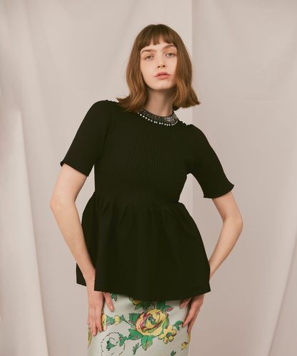 LOULOU WILLOUGHBY ルルウィルビー　ペプラム　トップス　ニット LOULOU WILLOUGHBY ルルウィルビー ペプラム トップス ニット