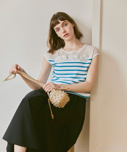 【LOULOU WILLOUGHBY】スクエアデコルテプルオーバー セール】 【LOULOU WILLOUGHBY】スクエアデコルテプルオーバー