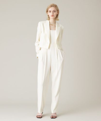 アルアバイル　ルルウィルビー リネンシャンブレーショートジャケット アルアバイル ルルウィルビー リネンシャンブレーショートジャケット