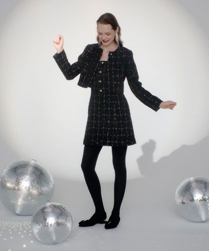 LOULOU WILLOUGHBY】CAMPOREラメツイードジャケット|allureville