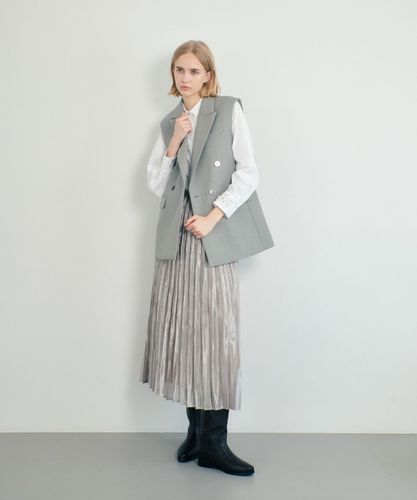 【極美品】LOULOU WILLOUGHBY ウサギプリーツスカート S～M LOULOU WILLOUGHBY】レザーライクプリーツスカート|allureville