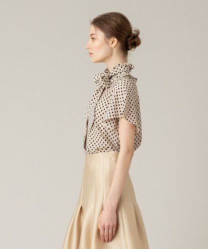 Loulou Willoughby 花柄 半袖トップス LOULOU WILLOUGHBY】ETIQUE フラワージャガードワンピース