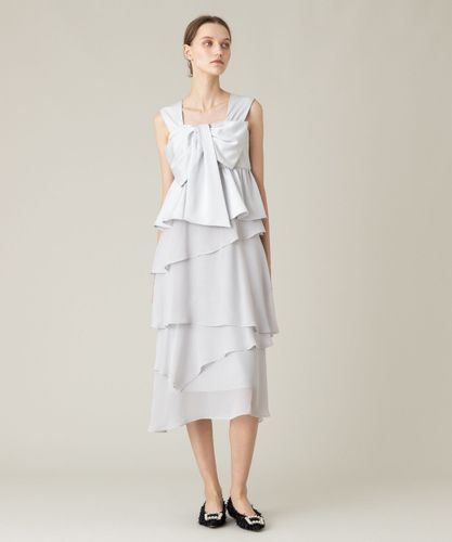 未使用タグ付き今季アルアバイルLOULOUWILLOUGHBYワンピース白 LOULOU WILLOUGHBY】シフォンミーリアワンピース|allureville OFFICIAL