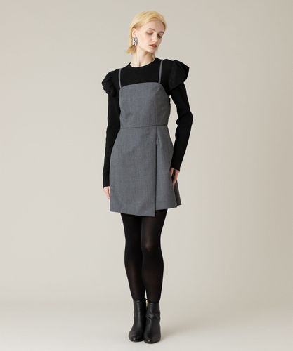 Loulou Willoughby オケージョン　ワンピース　黒 LOULOU WILLOUGHBY】ルマーノツイルミニベアワンピース