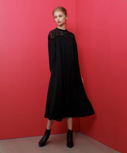 コメント値下げ！美品ルルウィルビー オパールフラワーワンピース　定価4.9万円 コメント値下げ！美品ルルウィルビー オパールフラワー