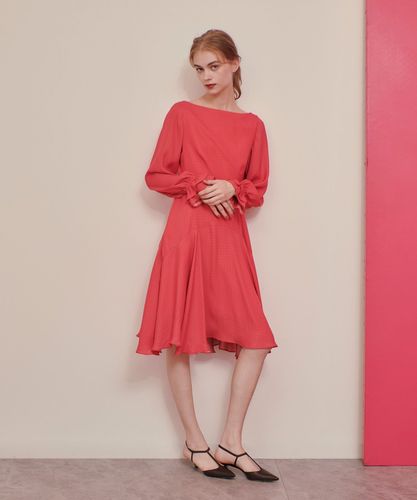 【新品】LOULOU WILLOUGHBY　フレアスリーブワンピース LOULOU WILLOUGHBY】RATTIペイズリーフレアワンピース