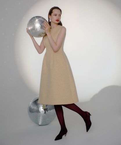 アルアバイル　花柄ノースリーブワンピース LOULOU WILLOUGHBY】キカドットノースリワンピース|allureville