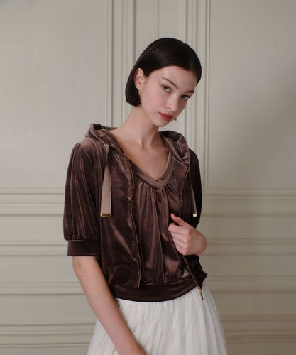 LOULOU WILLOUGHBY】ベロアプチフーディー|allureville OFFICIAL SITE