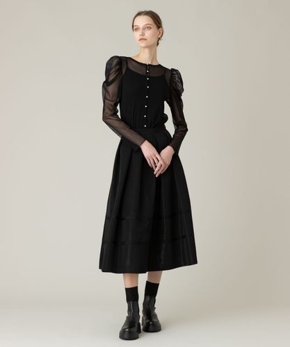 LOULOU WILLOUGHBY】ドットチュールジコスリーブプルオーバー