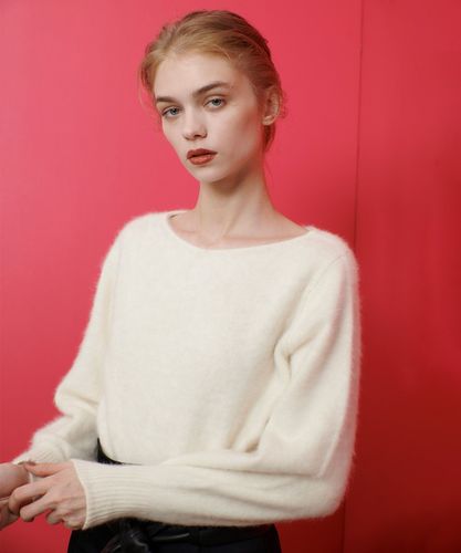 LOULOU WILLOUGHBY】シフォンパピエメッシュプルオーバー|allureville