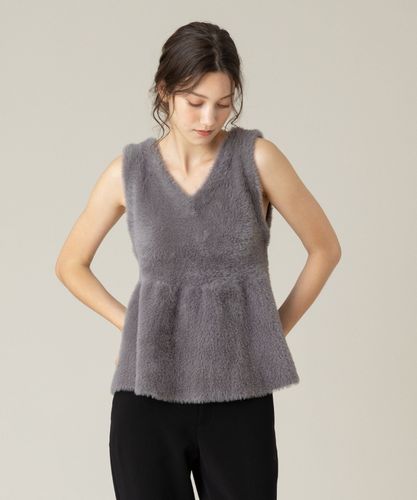 ルルウィルビー　美品完売品　フェザーペプラムジレ 21242016260_b4f86c9b5410560ce4
