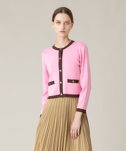 LOULOU WILLOUGHBY】チェーントリムクルーカーディガン|allureville