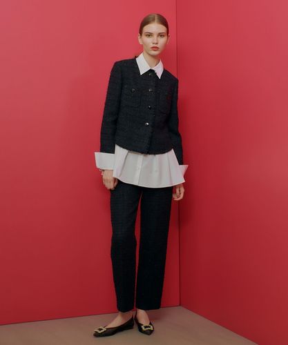 LOULOU WILLOUGHBY】ファンシーツイードクルージャケット