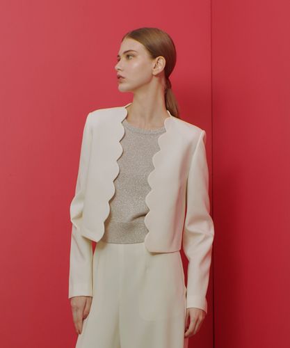 LOULOU WILLOUGHBY】リトルブラックケープジャケット|allureville