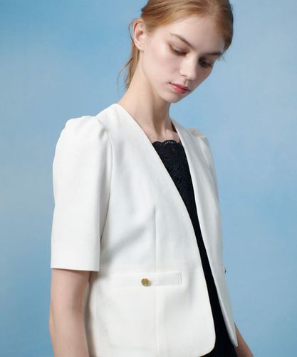 LOULOU WILLOUGHBY】ファンシーツイードクルージャケット|allureville