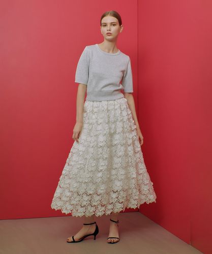 未使用品 LOULOU WILLOUGHBY ケミカルフラワーレーススカート 1 ケミカルフラワーレーススカート|allureville OFFICIAL SITE / ONLINE