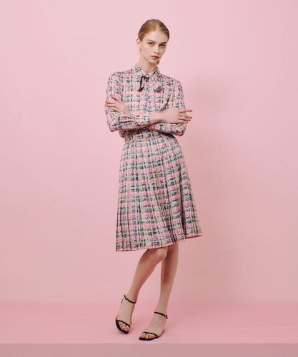 VIPSALE【Burberry】プリーツミディスカート BURBERRY ヴィンテージチェック ウールキルト プリーツ スカート