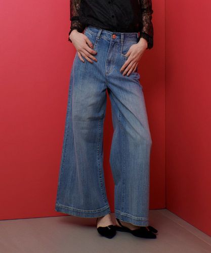 アルアバイル ダークデニム ワイドパンツ　Loulou Willoughby LOULOU WILLOUGHBY】デニムバギーパンツ|allureville OFFICIAL SITE